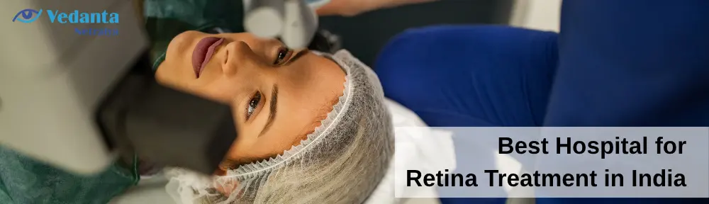 Patient undergoing advanced retina examination at Vedanta Netralya – Best Hospital for Retina Treatment in India.